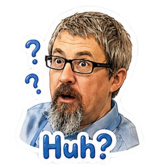 Brian Teeman avatar — confused expression, Huh?