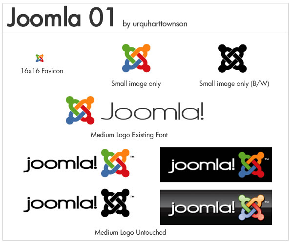 Joomla logo competition finalist entry