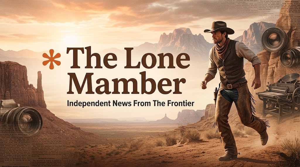 The Lone Mamber — Independent News From The Frontier hero banner